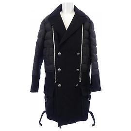 Autre Marque Balmain Wool Coat Black