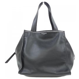 Autre Marque Bolsa de couro J&M Davidson BELLE WITH STUDS Preto