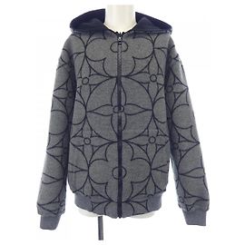 Louis Vuitton Reversible Double Face Wool Blouson Brown Black