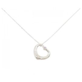 Tiffany & Co Collana Tiffany Open Heart in argento 925 e zaffiro Argento