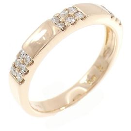 Autre Marque Kumikyoku Au750 Diamond Ring Pink