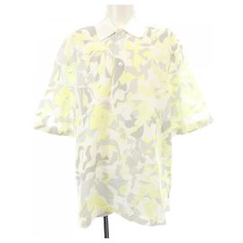 Hermès Polo de algodón Hermes Castaño Amarillo
