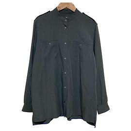 Camisa PS Paul Smith com gola padre e dragonas Verde