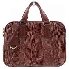 Autre Marque Bolsa de Ombro de Couro Aniary Marrom