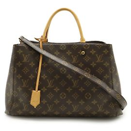 Bolsa 2way Louis Vuitton Montaigne GM Monogram Marrom
