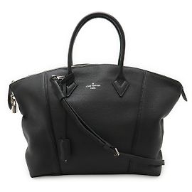 Borsa 2way Louis Vuitton Lockit MM in Veau Cachemire Nero