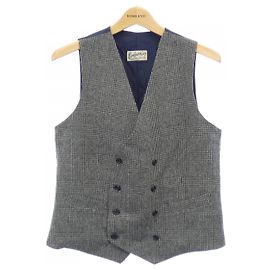 Autre Marque Bevilacqua Wool Vest Blue Other