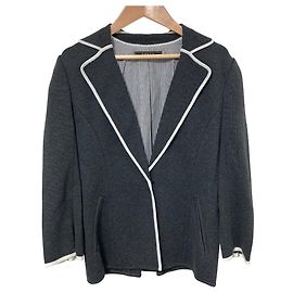 Autre Marque FOXEY Knit Tailored Jacket Brown