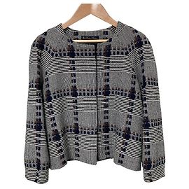 Autre Marque Brooks Brothers Glen Check Wool Jacket Black Other