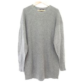 Theory Cashmere-Blend Crewneck Strickpullover Braun