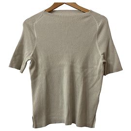 Autre Marque Top de malha canelada Mila Owen Cru