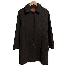 Autre Marque GRENFELL Melton Single Collar Coat Brown Other