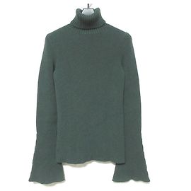 Autre Marque John Lawrence Sullivan Wollrollkragenpullover Grün