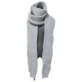 Sciarpa in lana Acne Studios con design delle maniche Marrone