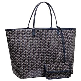 Goyard Borsa Saint Louis GM Blu Navy Multicolore