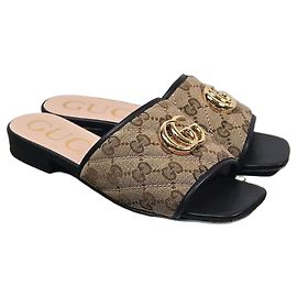 Gucci GG Matelasse Canvas Slide Sandals Multiple colors