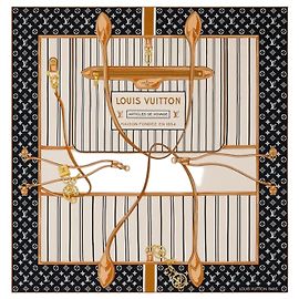 Louis Vuitton Sciarpa My Neverfull Quadrata Monogram Multicolore