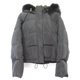 Autre Marque 31 Sons de mode Fox Fur Down Jacket Black