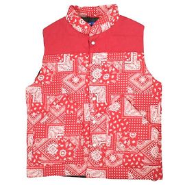Autre Marque Chaleco de algodón y plumón MADMAD Roja