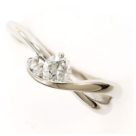 Autre Marque PT900 Platin Diamantring Silber