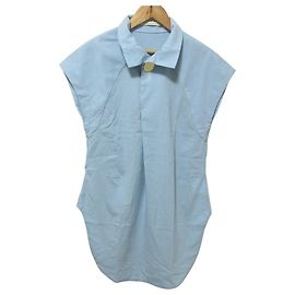 Autre Marque Camicia senza maniche in lana estiva HARUNOBUMURATA LIMA Blu