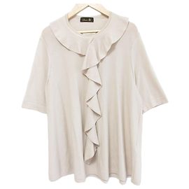 Autre Marque Camicetta in maglia di lana 18G Drawer Beige