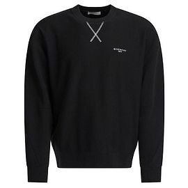 Givenchy Sudadera Paris Fleece Couture Negro