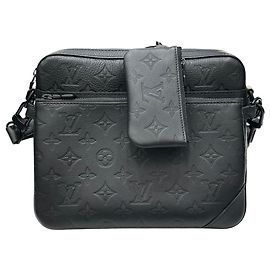 Louis Vuitton Shadow Trio Messenger Bag Black