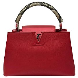 Louis Vuitton Borsa Capucines MM Rosso Rosso