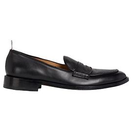 Thom Browne Leather Varsity Penny Loafer Black