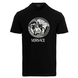 Versace T-SHIRT mit Medusa-Logo Schwarz