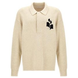 Isabel Marant Suéter de malha polo Marrom
