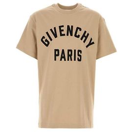 Givenchy Camiseta de algodón bordada Castaño