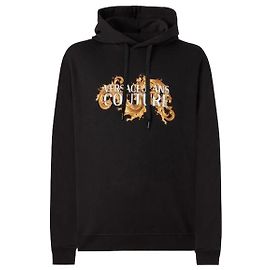 Versace Baroque Wave Hoodie Schwarz