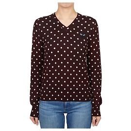 Comme Des Garcons Dot Black Patch Women's Knit Black