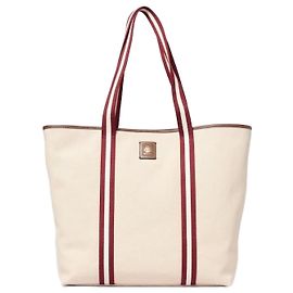 Bally Canvas Tote Bag Brown