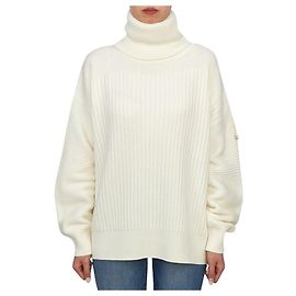 Moncler Willow Smith Rollkragen Strickpullover für Damen Weiß