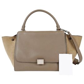 Céline Borsa Tote e Borsa a Spalla Trapezoidale Bicolore Multicolore