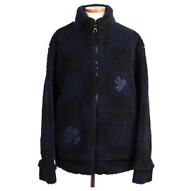 Louis Vuitton Nigo Limited Edition Jacquard Damier Fleece XL Schwarz