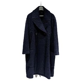 Hermès High-End Mohair Coat Runway Black