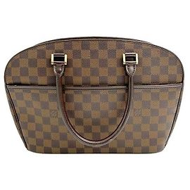 Louis Vuitton Borsa Tote Orizzontale Damier Sarria Marrone