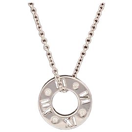Tiffany & Co Collier Atlas Diamond Blanc