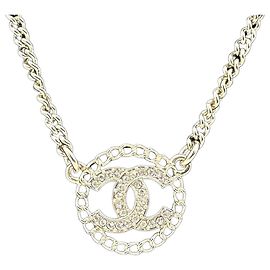 Chanel Colar com decoração de logotipo Dourado