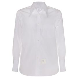 Thom Browne Refurbished Women's Shirt White Silvery