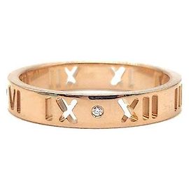 Tiffany & Co Anel Tiffany Atlas com diamantes Laranja