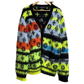 Louis Vuitton [XXL] Monogramm Mohair-Strickjacke Mehrfarben