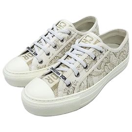 Dior Work and Garden bestickte Sneaker Silber