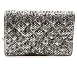 Chanel Borsa a tracolla WOC Cubic Argento