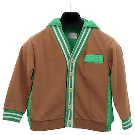 Fendi Veste à capuche pour garçon junior Marron