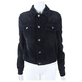 Giacca in velluto a coste Christian Dior Blu